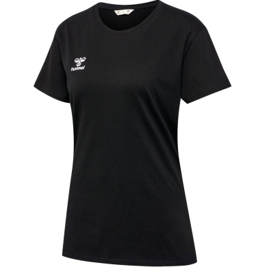 hummel Sport/Leisure Shirt hmlGO 2.0 (Organic Cotton, Classic Design) Short Sleeve Black Women