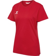 hummel Sport/Leisure Shirt hmlGO 2.0 (Organic Cotton, Classic Design) Short Sleeve Red Women