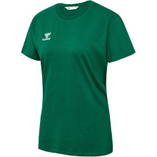 hummel Sport/Leisure Shirt hmlGO 2.0 (Organic Cotton, Classic Design) Short Sleeve Dark Green Women