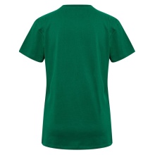 hummel Sport/Leisure Shirt hmlGO 2.0 (Organic Cotton, Classic Design) Short Sleeve Dark Green Women