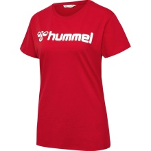 hummel Sport/Leisure Shirt hmlGO 2.0 Logo (Organic Cotton) Short Sleeve Red Women