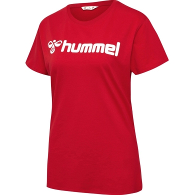 hummel Sport/Leisure Shirt hmlGO 2.0 Logo (Organic Cotton) Short Sleeve Red Women