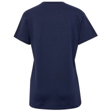 hummel Sport/Leisure Shirt hmlGO 2.0 Logo (Organic Cotton) Short Sleeve Navy Women