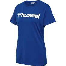 hummel Sport/Leisure Shirt hmlGO 2.0 Logo (Organic Cotton) Short Sleeve Dark Blue Women