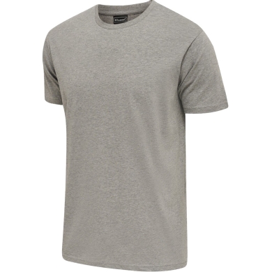 hummel Leisure T-shirt hmlRED Basic (Cotton) Short Sleeve grey Men