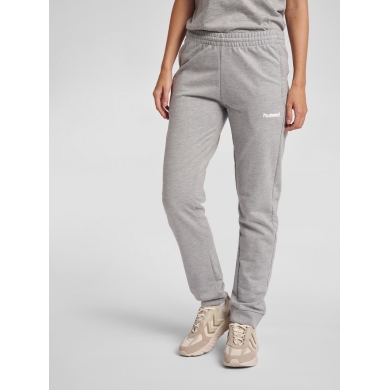 hummel Leisure Trousers hmlGO Cotton Pant (Cotton) long grey Women