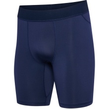 hummel Functional Trousers hmlBL Performance Short Tight (Polyester, fitted) navy blue Men's