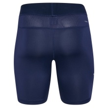 hummel Functional Trousers hmlBL Performance Short Tight (Polyester, fitted) navy blue Men's