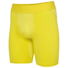 Hummel functional trousers hmlBL Performance Short Tight (polyester, fitted) yellow men's