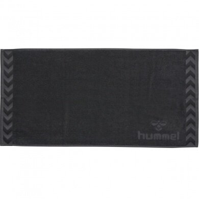 hummel Small Logo Towel asphalt grey 100x50cm