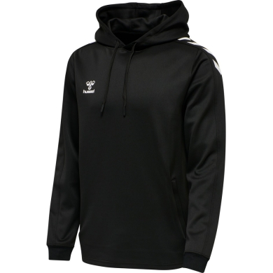 hummel Sport Hoodie hmlCORE XK Poly Sweat Hoodie (Polyester Sweat Fabric) with Hood in Black for Men