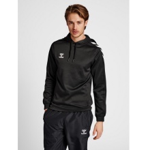 hummel Sport Hoodie hmlCORE XK Poly Sweat Hoodie (Polyester Sweat Fabric) with Hood in Black for Men