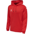 hummel Sport Hoodie hmlCORE XK Poly Sweat Hoodie (Polyester Sweat Fabric) with Hood in Red for Men