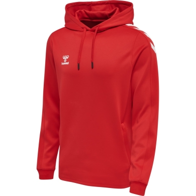 hummel Sport Hoodie hmlCORE XK Poly Sweat Hoodie (Polyester Sweat Fabric) with Hood in Red for Men