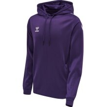 hummel Sport Hoodie hmlCORE XK Poly Sweat Hoodie (Polyester Sweat Fabric) with Hood Purple/White Men