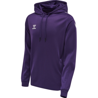 hummel Sport Hoodie hmlCORE XK Poly Sweat Hoodie (Polyester Sweat Fabric) with Hood Purple/White Men