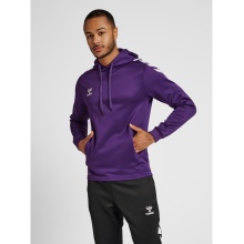 hummel Sport Hoodie hmlCORE XK Poly Sweat Hoodie (Polyester Sweat Fabric) with Hood Purple/White Men