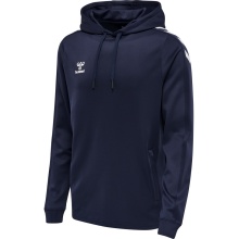 hummel Sport Hoodie hmlCORE XK Poly Sweat Hoodie (Polyester Sweat Fabric) with Hood Navy Men