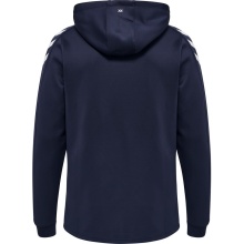 hummel Sport Hoodie hmlCORE XK Poly Sweat Hoodie (Polyester Sweat Fabric) with Hood Navy Men