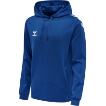 hummel Sport Hoodie hmlCORE XK Poly Sweat Hoodie (Polyester Sweat Fabric) with Hood in Dark Blue for Men