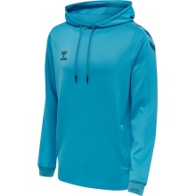 hummel Sport Hoodie hmlCORE XK Poly Sweat Hoodie (Polyester Sweat Fabric) with Hood Blue Men