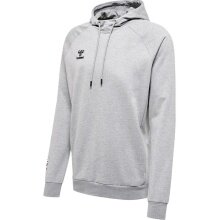 hummel Hoodie hmlMOVE Grid Cotton Hoodie (Cotton) with Hood Grey Men