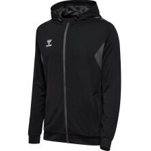 hummel Sport Hoodie hmlAUTHENTIC PL Zip Hoodie (100% recycled Polyester) black Men