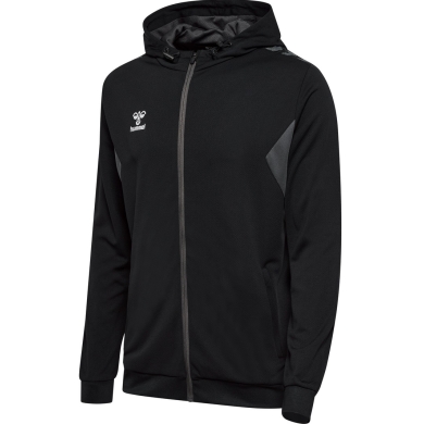 hummel Sport Hoodie hmlAUTHENTIC PL Zip Hoodie (100% recycled Polyester) black Men