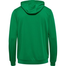 hummel Sport Hoodie hmlAUTHENTIC PL Zip Hoodie (100% recycled Polyester) green Men