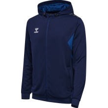 hummel Sport Hoodie hmlAUTHENTIC PL Zip Hoodie (100% recycled Polyester) navy blue Men