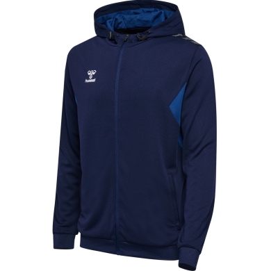 hummel Sport Hoodie hmlAUTHENTIC PL Zip Hoodie (100% recycled Polyester) navy blue Men