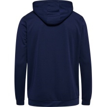 hummel Sport Hoodie hmlAUTHENTIC PL Zip Hoodie (100% recycled Polyester) navy blue Men