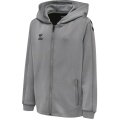 hummel Sport Hoodie hmlCORE XK Poly Zip Hood Sweat (Polyester Sweat Fabric) with Hood Grey Kids