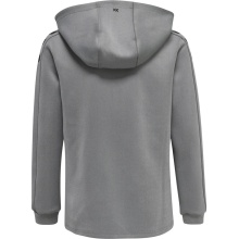 hummel Sport Hoodie hmlCORE XK Poly Zip Hood Sweat (Polyester Sweat Fabric) with Hood Grey Kids