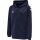 hummel Sport Hooded Jacket hmlCORE XK Poly Zip Hood Sweat (Polyester Sweat Fabric) with Hood Navy Blue Kids