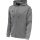 hummel Sport Hooded Jacket hmlCORE XK Poly Zip Hood Sweat (Polyester Sweat Fabric) with Hood Grey Men