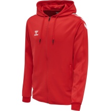 hummel Sport Hoodie hmlCORE XK Poly Zip Hood Sweat (Polyester Sweat Fabric) with Hood Red Men