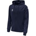 hummel Sport Hoodie hmlCORE XK Poly Zip Hood Sweat (Polyester Sweat Fabric) with Hood Navy Blue Men