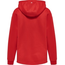 hummel Sports Hooded Jacket hmlCORE XK Poly Zip Hood Sweat (Polyester Sweat Fabric) with Hood Red Women