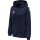 hummel Sport Hooded Jacket hmlCORE XK Poly Zip Hood Sweat (Polyester Sweat Fabric) with Hood Navy Blue Women