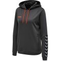 hummel Sport Hoodie hmlAUTHENTIC Poly Hoodie (knitted polyester) with hood asphalt grey Women