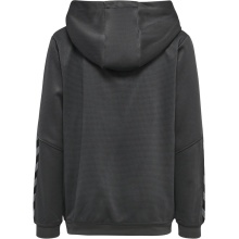 hummel Sport Hoodie hmlAUTHENTIC Poly Hoodie (knitted polyester) with hood asphalt grey Children