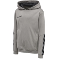 hummel Sport Hoodie hmlAUTHENTIC Poly Hoodie (knitted polyester) with hood grey Children