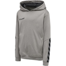 hummel Sport Hoodie hmlAUTHENTIC Poly Hoodie (knitted polyester) with hood grey Children