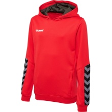 hummel Sport Hoodie hmlAUTHENTIC Poly Hoodie (knitted polyester) with hood red Children