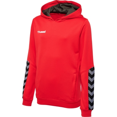 hummel Sport Hoodie hmlAUTHENTIC Poly Hoodie (knitted polyester) with hood red Children