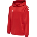 hummel Sport Hoodie hmlCORE XK Poly Sweat Hoodie (Polyester Sweat Fabric) with Hood in Red for Kids