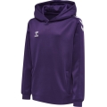 hummel Sport Hoodie hmlCORE XK Poly Sweat Hoodie (Polyester Sweat Fabric) with Hood Purple/White Children