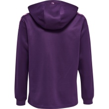 hummel Sport Hoodie hmlCORE XK Poly Sweat Hoodie (Polyester Sweat Fabric) with Hood Purple Children