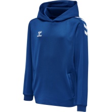 hummel Sport Hooded Sweatshirt hmlCORE XK Poly Sweat Hoodie (Polyester Sweat Fabric) with Hood Dark Blue Children